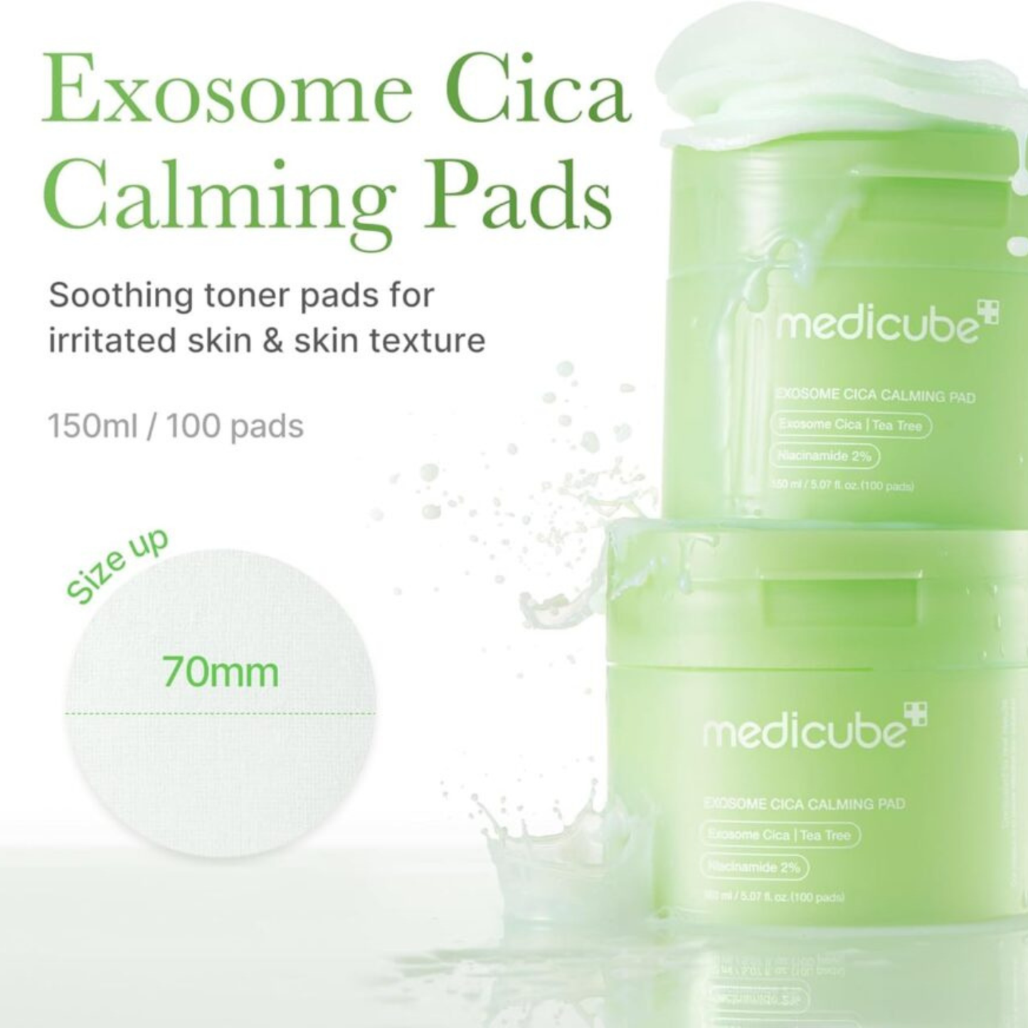 Exosome Cica Calming Pad – 100 pzs