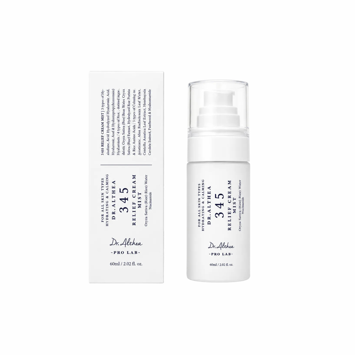 DR.ALTHEA – 345 Relief Cream Mist – Bruma Facial 60 ml