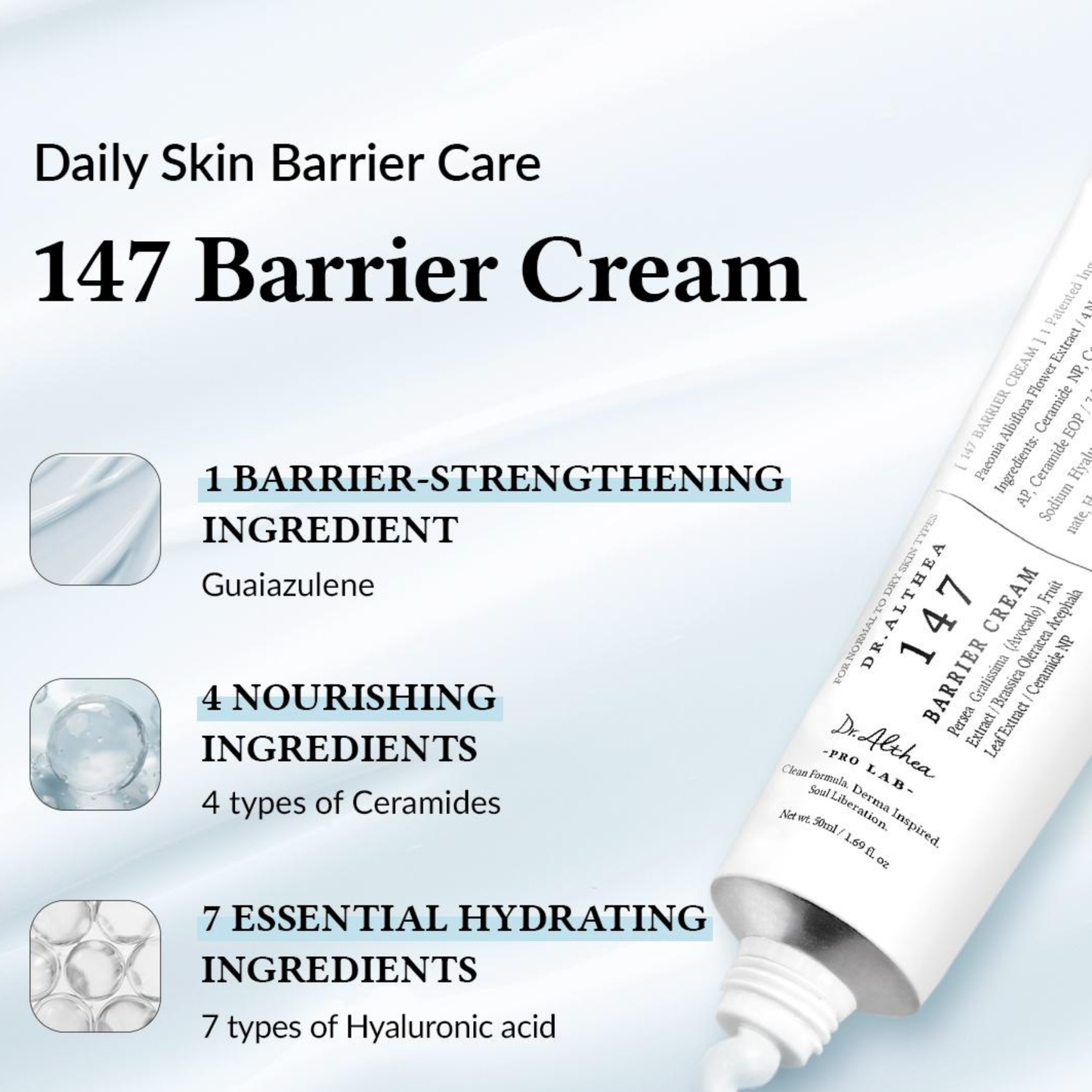 147 Barrier Cream Reparadora y Calmante 50 ml