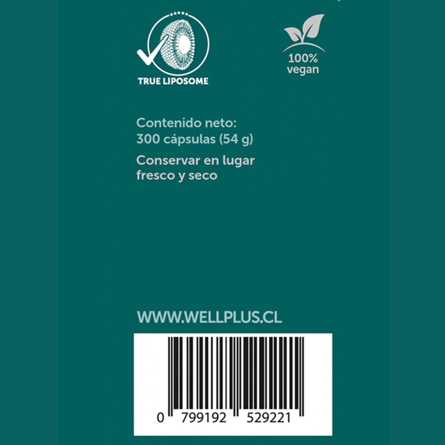 Nicotinamida Ribosa Liposomal 300 cápsulas