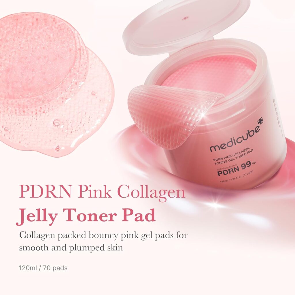 PDRN Pink Toner Gel Pads – 70 pzs