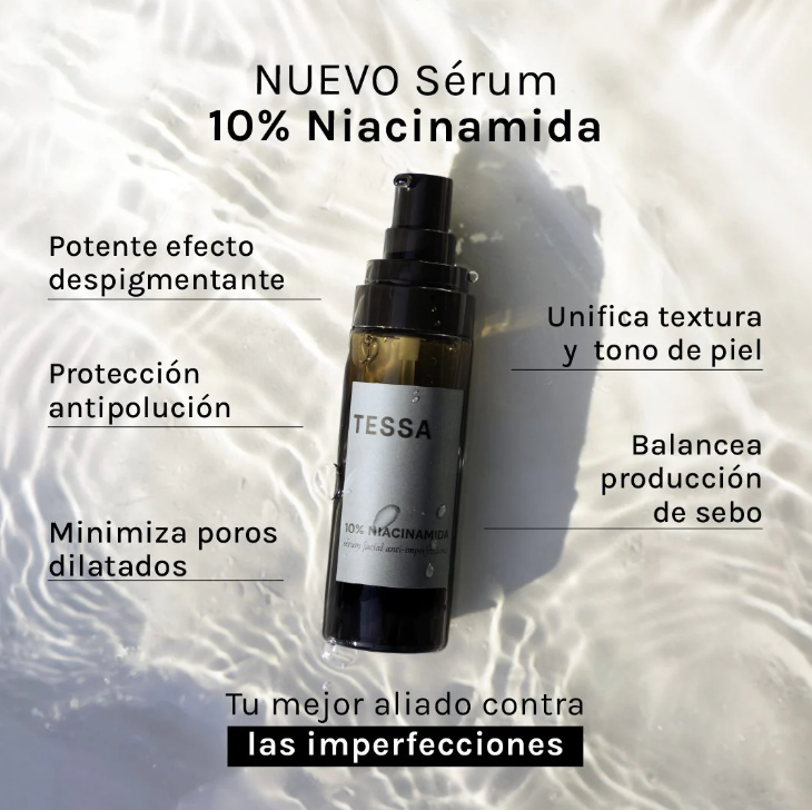 Tessa 10% Niacinamida - Sérum Facial Anti-Imperfecciones