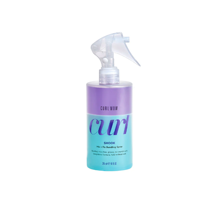 Curl Wow - Shook - Spray Definidor y Fijador para Rizos Mix + Fix - 295 ml