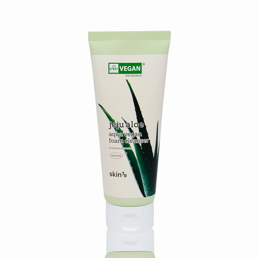 Limpiador acuoso en espumaJeju Aloe vegan 150 ml