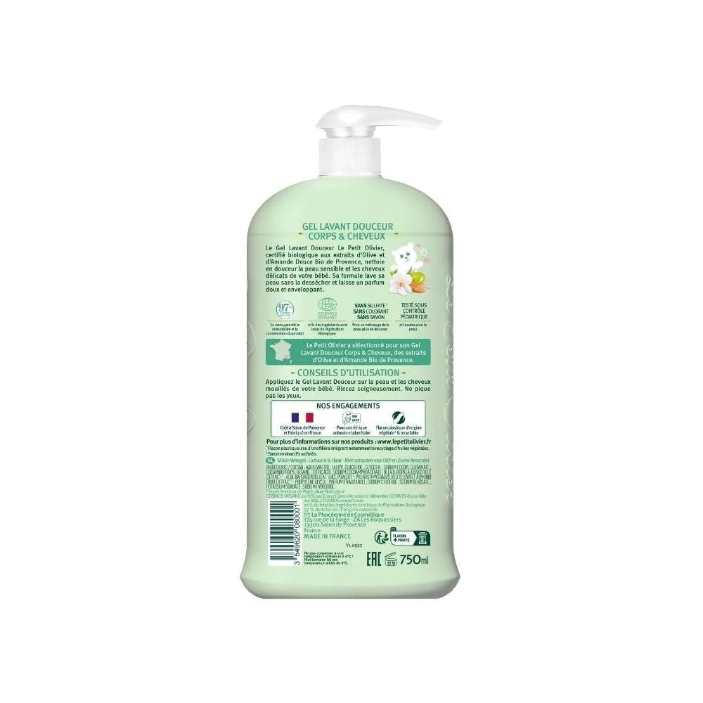 Gel de Baño Bebe Le Petit Olivier 750 Ml Le Petit Olivier
