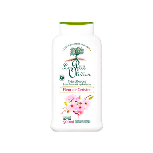 Crema de Ducha Flor de Cerezo Le Petit Olivier 500 Ml