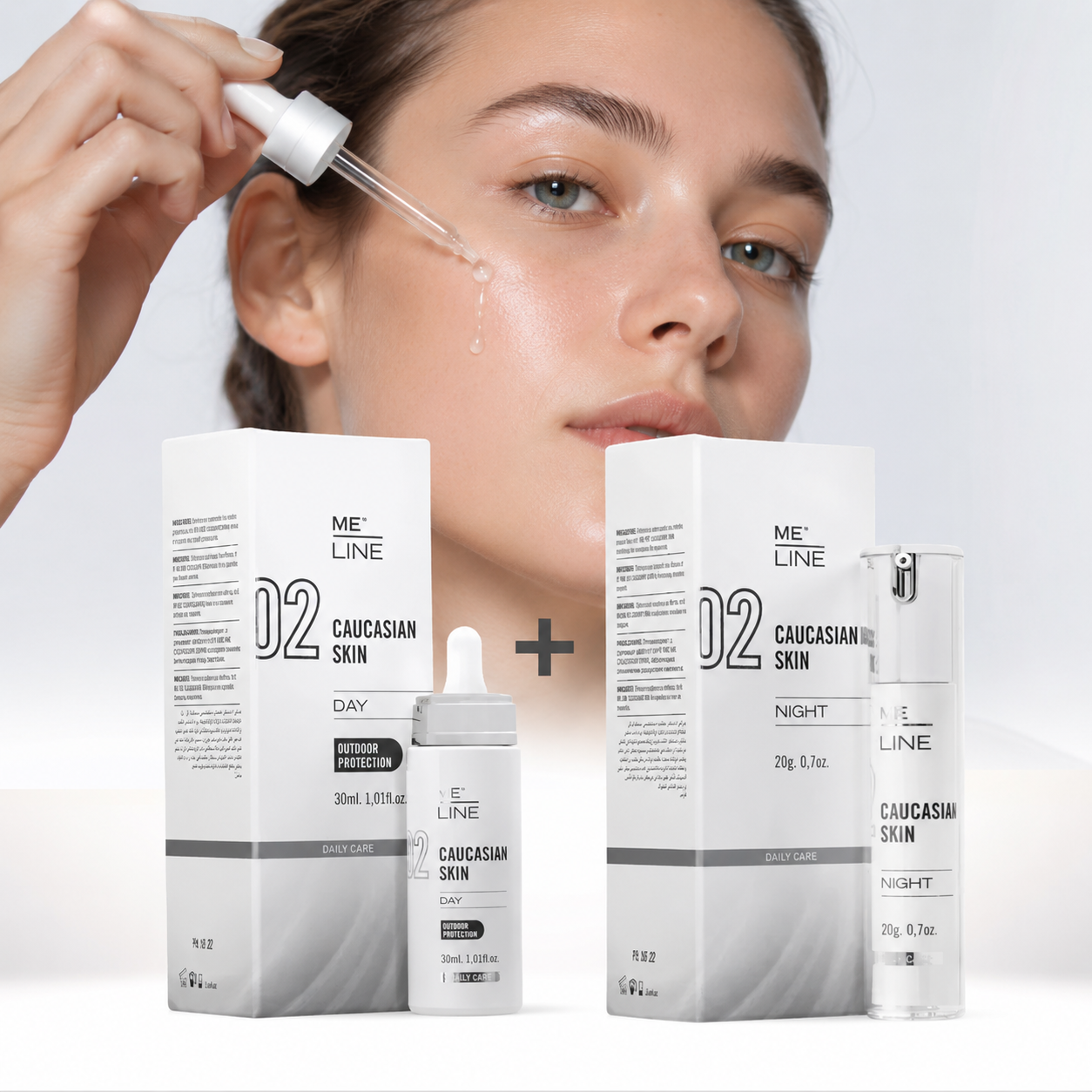 Pack Caucasian Skin Day and Night