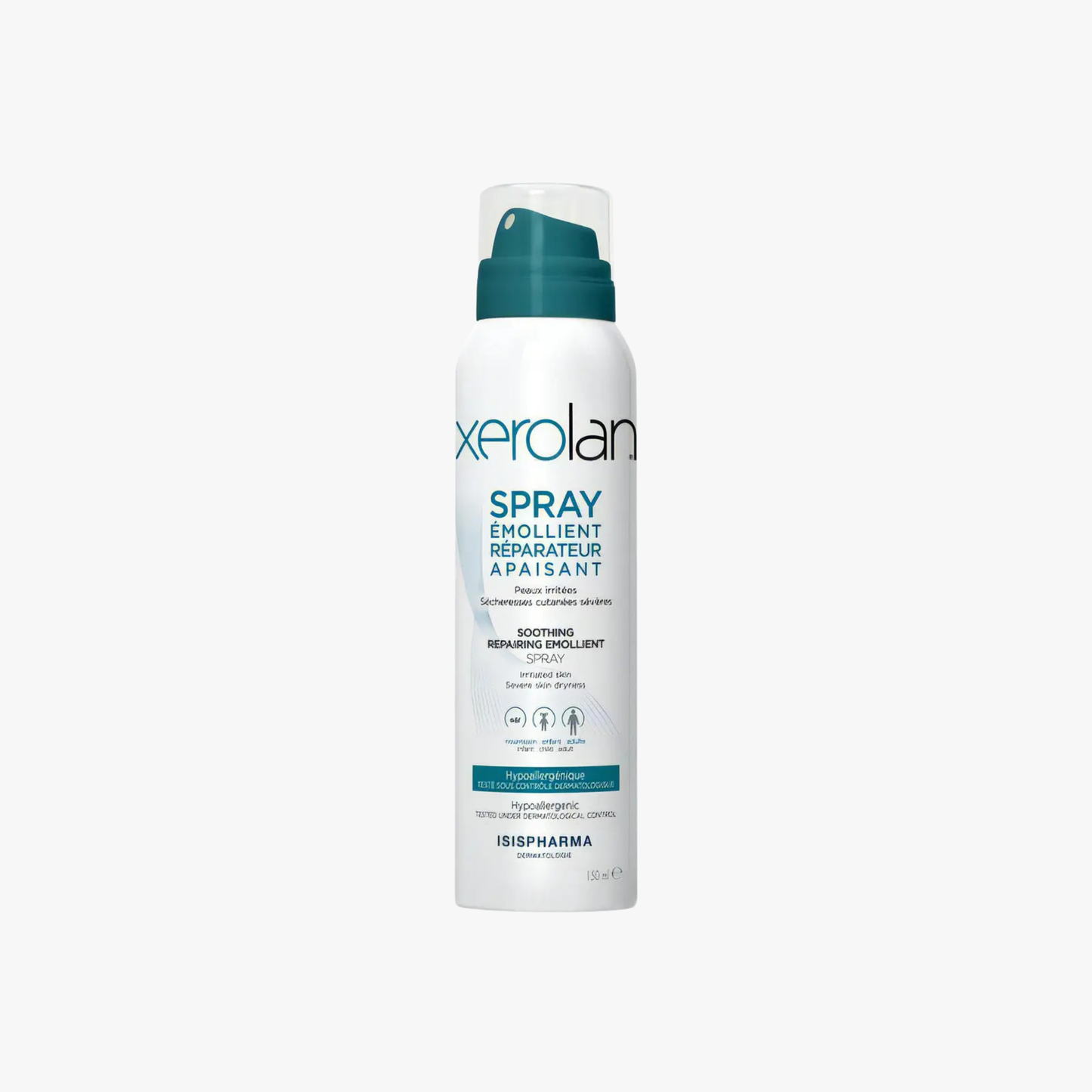 XEROLAN Aerosol - Alivio y Reparación Profunda para pieles secas, atópicas, y mas 150 ml