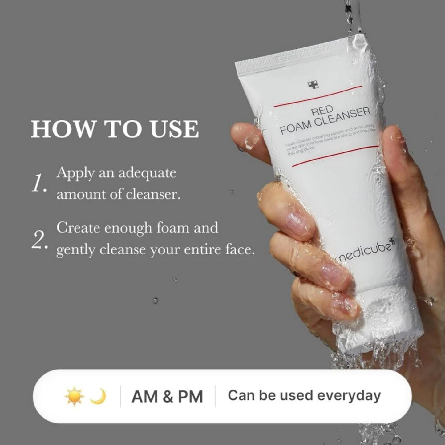 Red Foam Cleanser – Jabón Facial Antirojeces y Acne 120ml