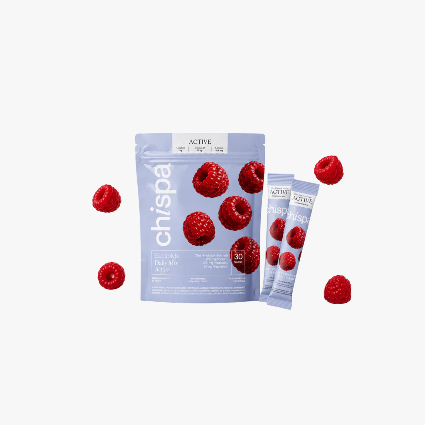 ACTIVE Electrolitos + Creatina 3 g | 30 Sachets.