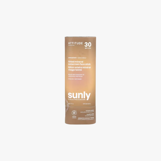Attitude Oceanly Tinted Mineral Sunscreen Face Stick