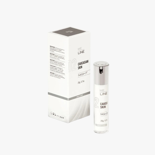 Me Line Caucasian Night - Tratamiento despigmentante de noche para piel clara y antienvejecimiento con retinal 20 ml