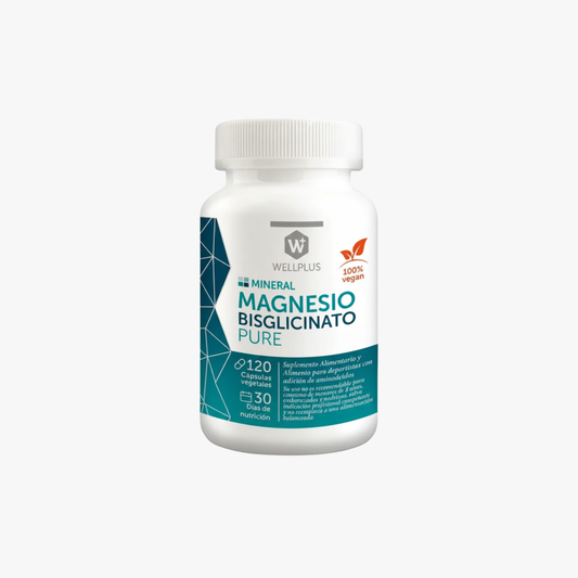 Magnesio Bisglicinato Pure 120 cápsulas