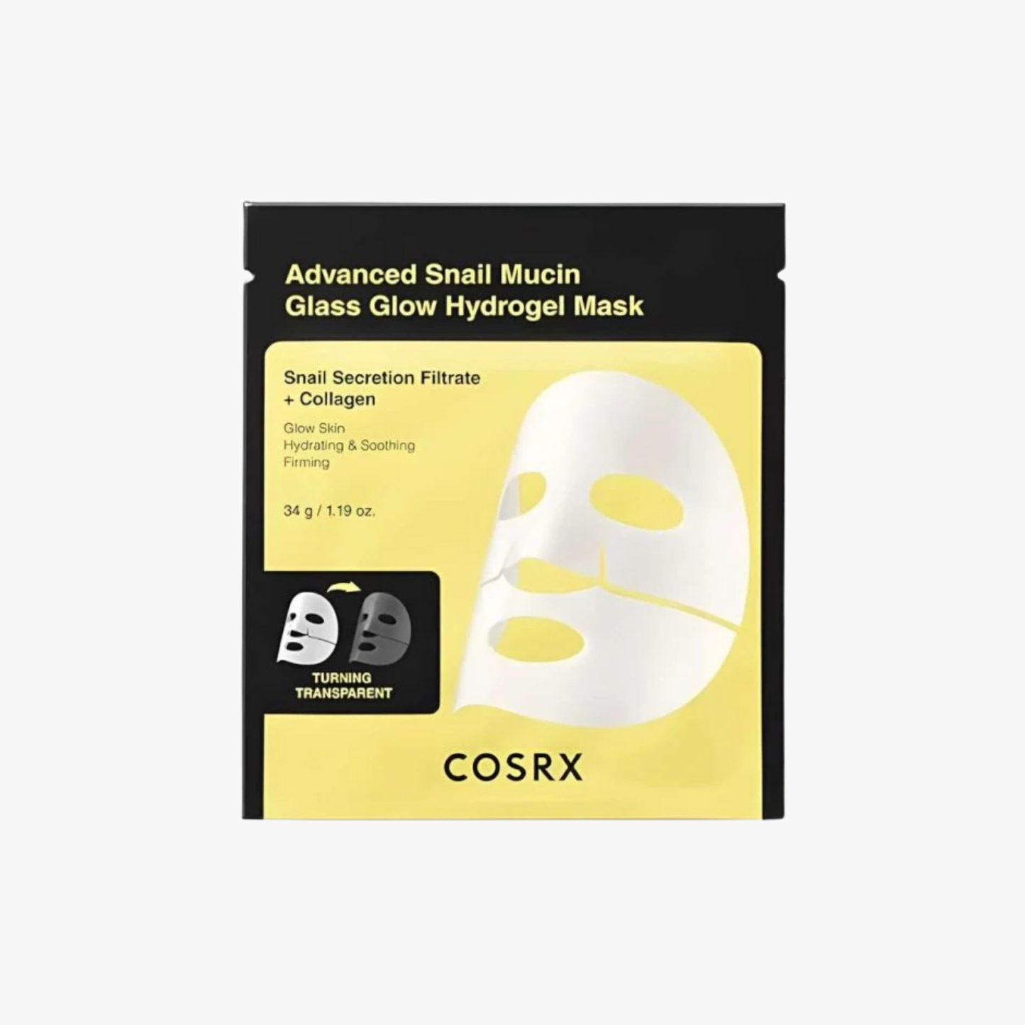 Advanced Snail Mucin Glass Glow - Mascarilla Hydrogel