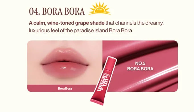 Sunset Dazzle Gloss Balm N.º 4 Bora Bora