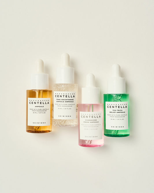 Centella Ampoule – Kit de 4 Serums – Caja Promocional