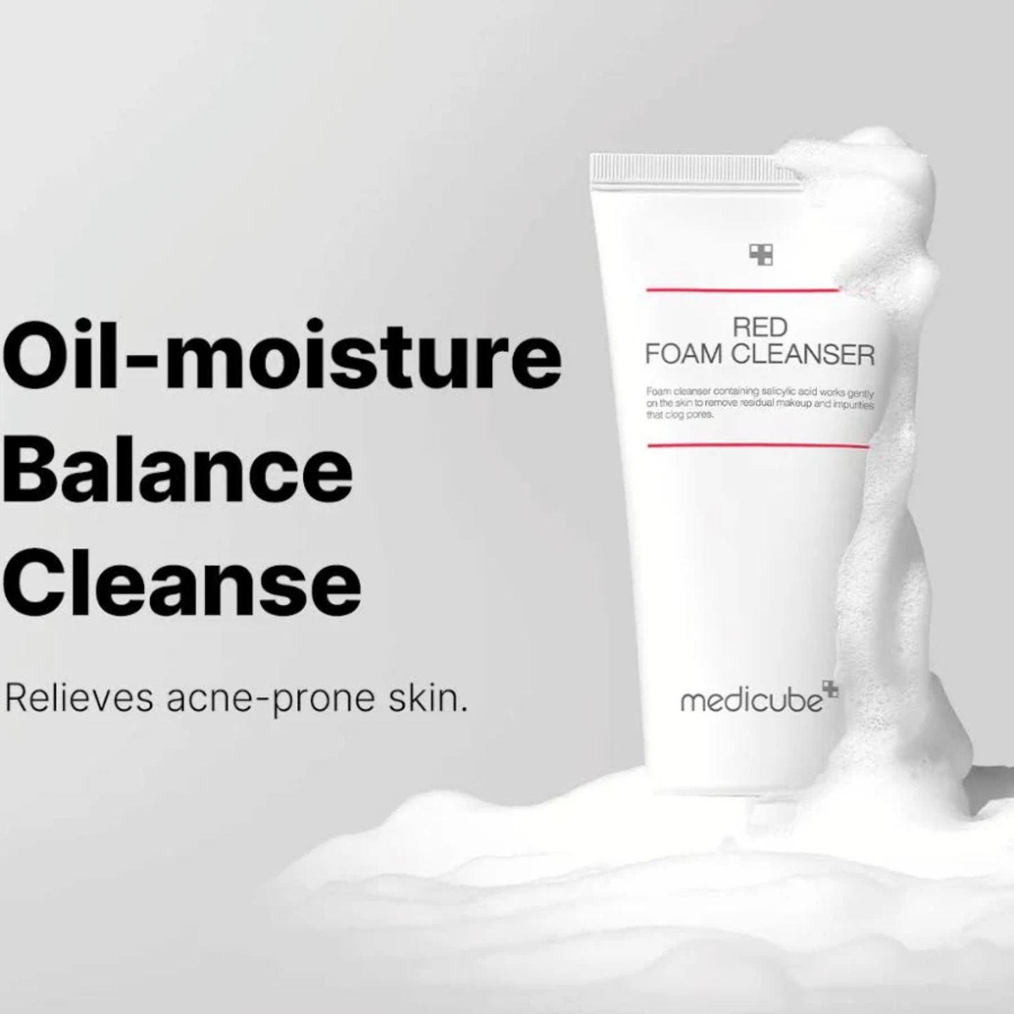 Red Foam Cleanser – Jabón Facial Antirojeces y Acne 120ml