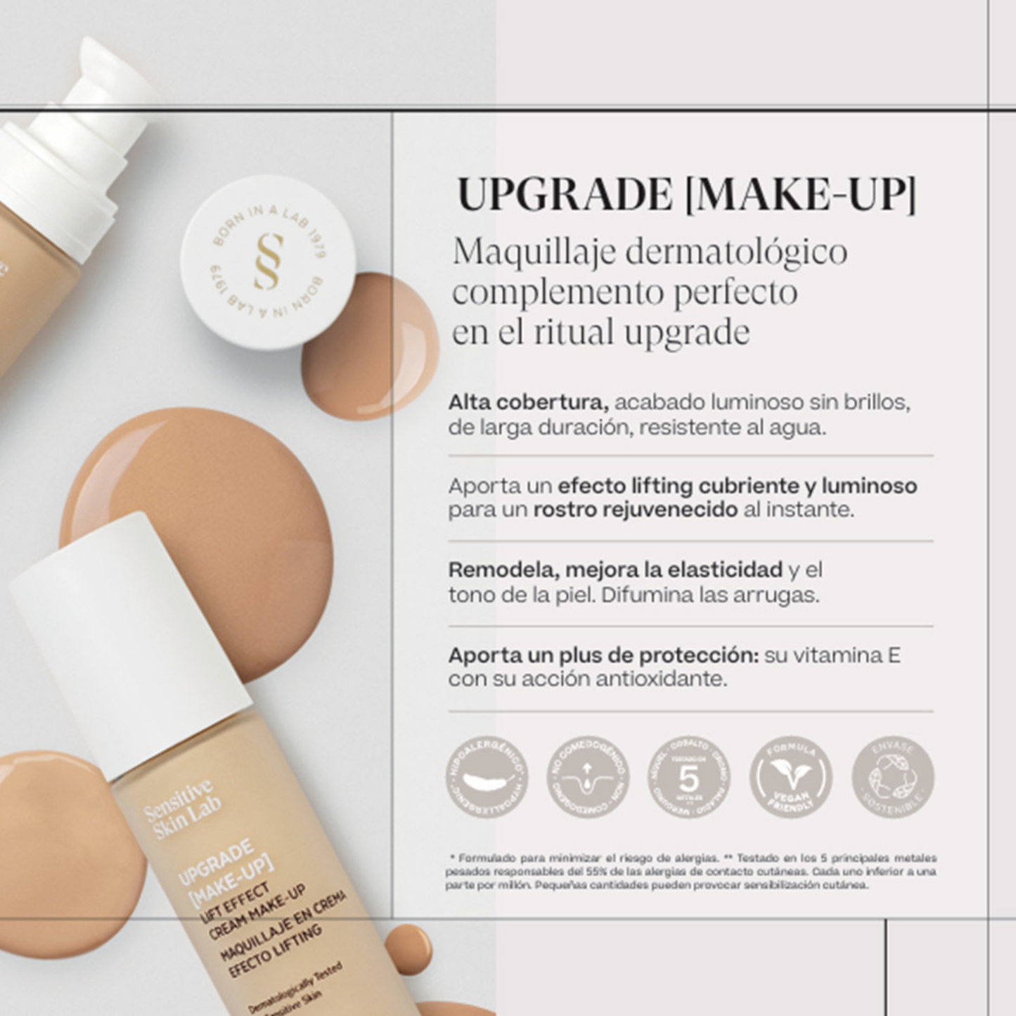 Upgrade Maquillaje en Crema Efecto Lifting Miel Doré 03 - 30ml