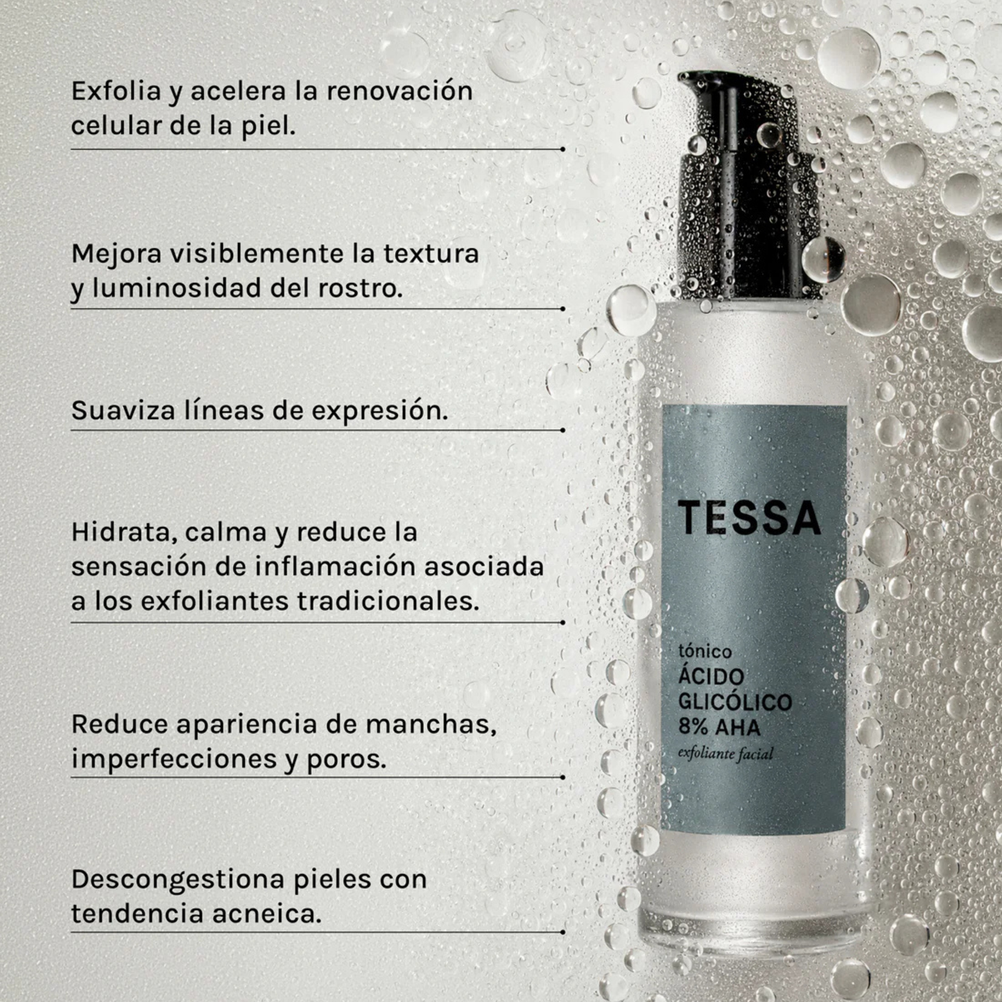 Tónico Ácido Glicólico 8% AHA