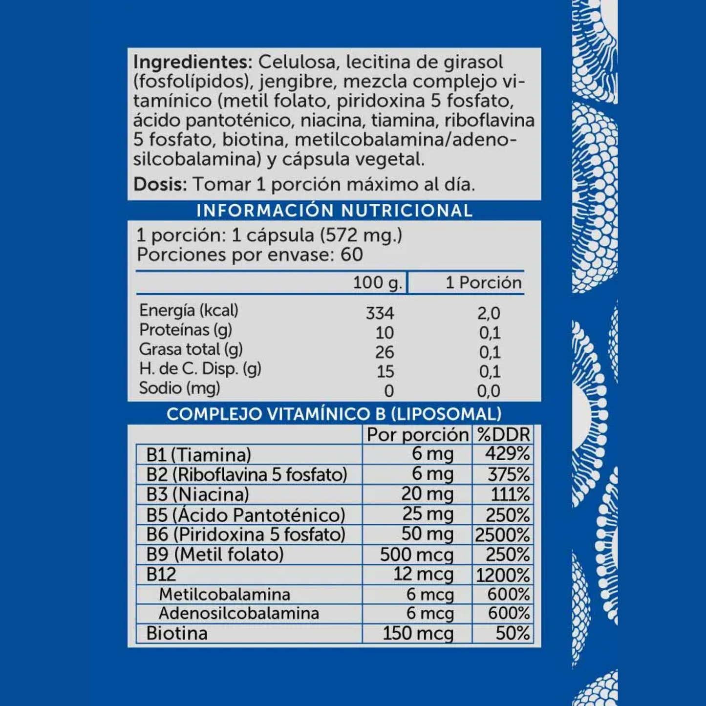 B-Complex Plus Liposomal 60 cápsulas