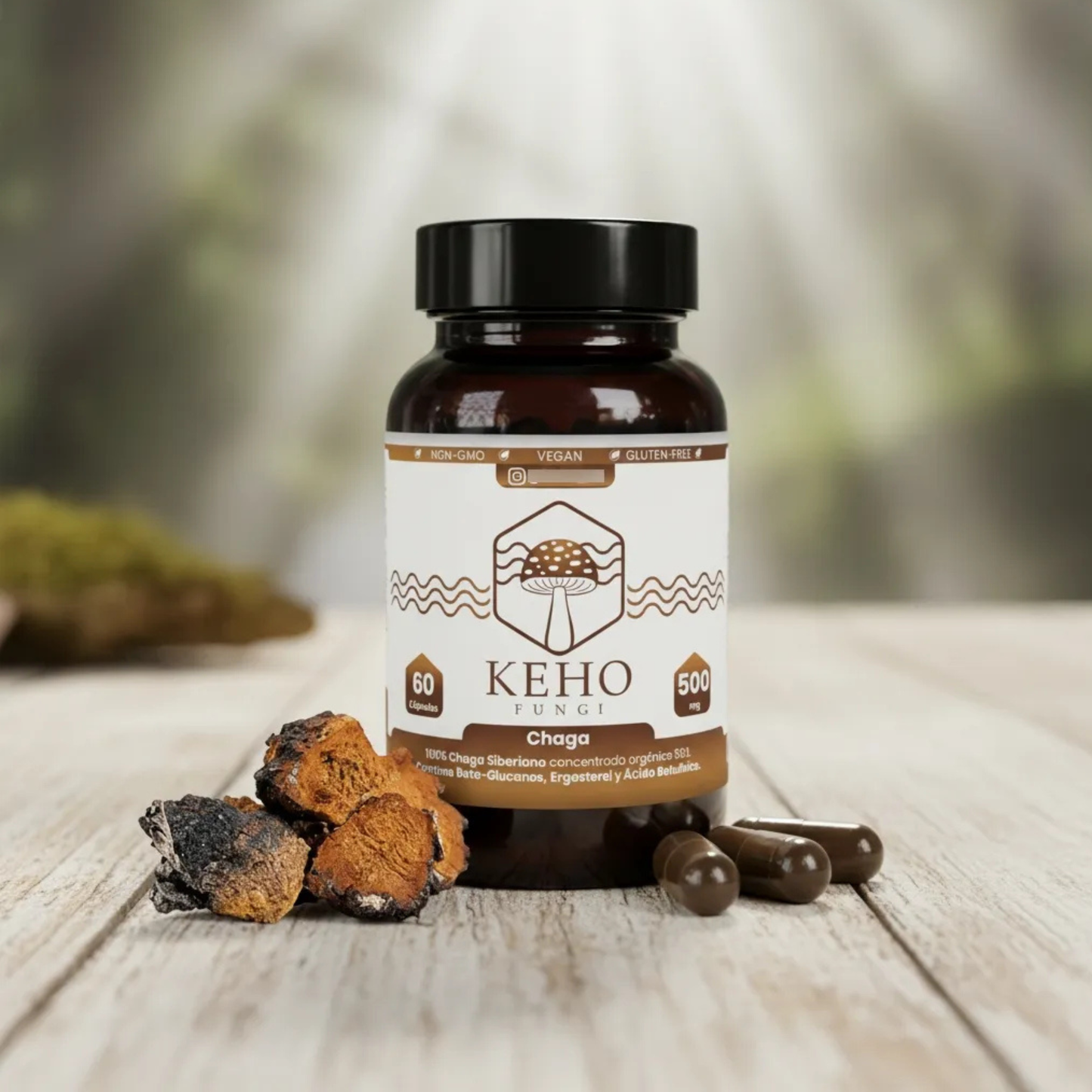 Chaga Concentrado de Capsulas