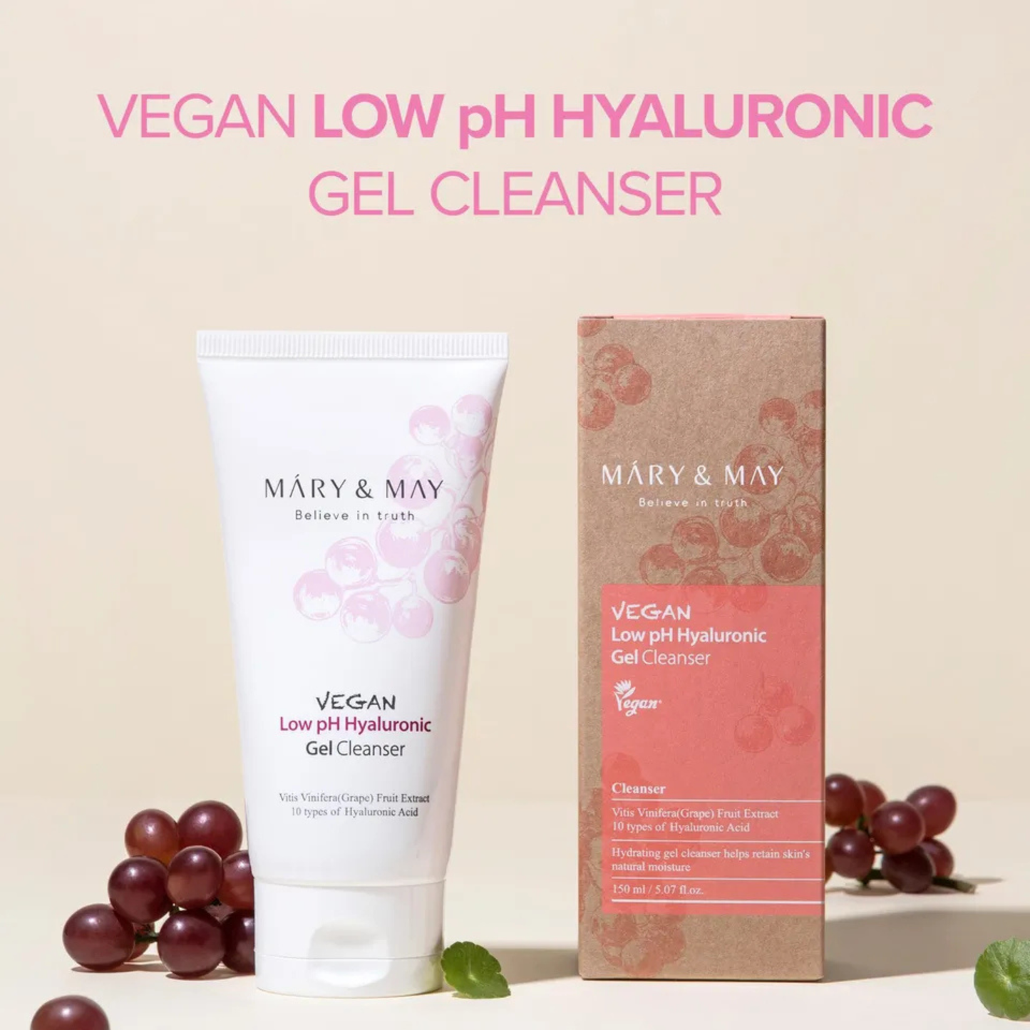 VEGAN Low ph Hyaluronic Gel Cleanser 30ml
