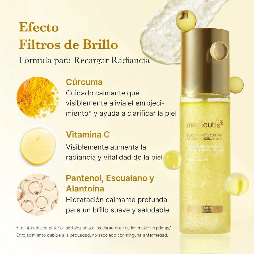 Kojic Acid Turmeric Vita Jelly Mist Serum - Bruma Facial 100ml
