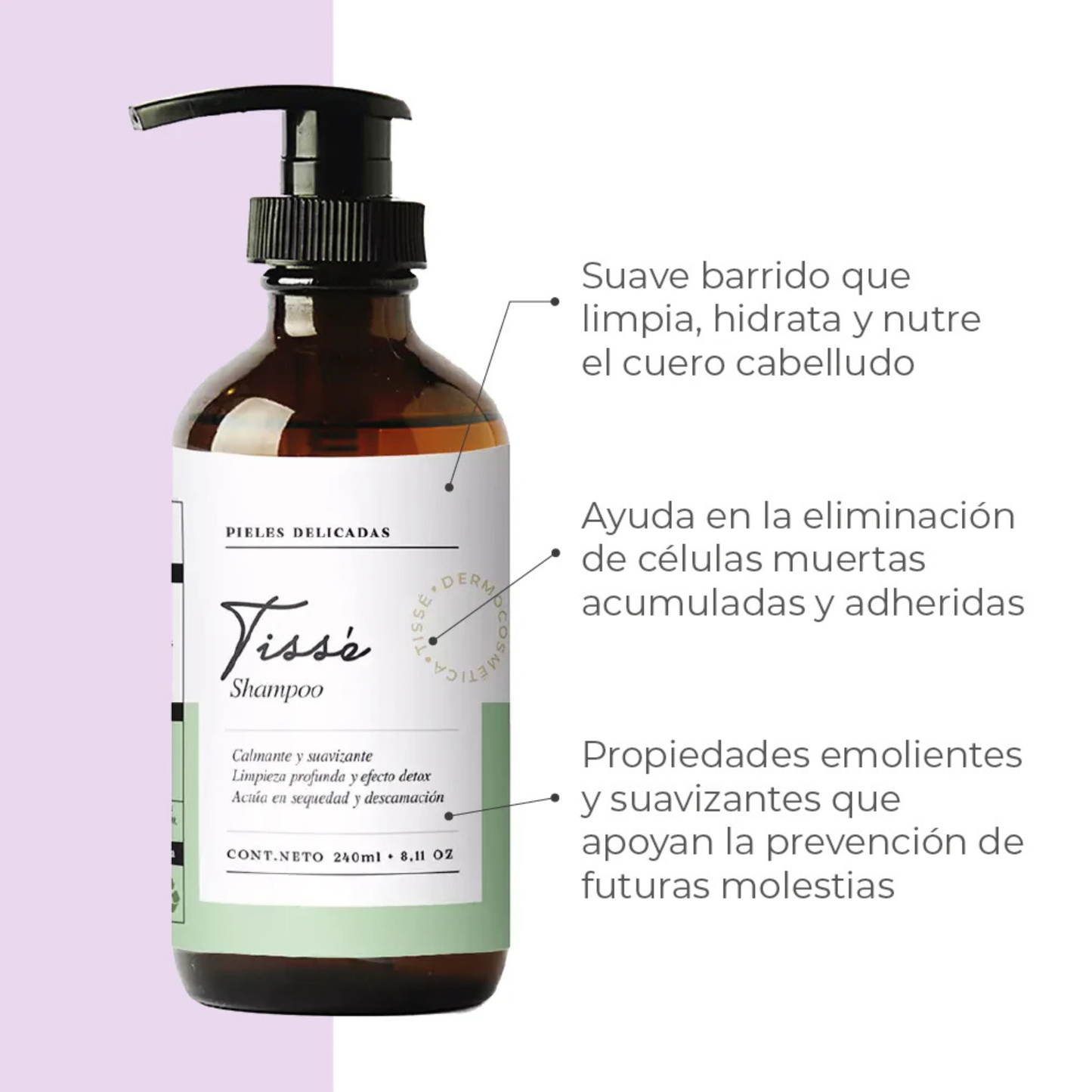 Shampoo Pieles Delicadas 240 ml