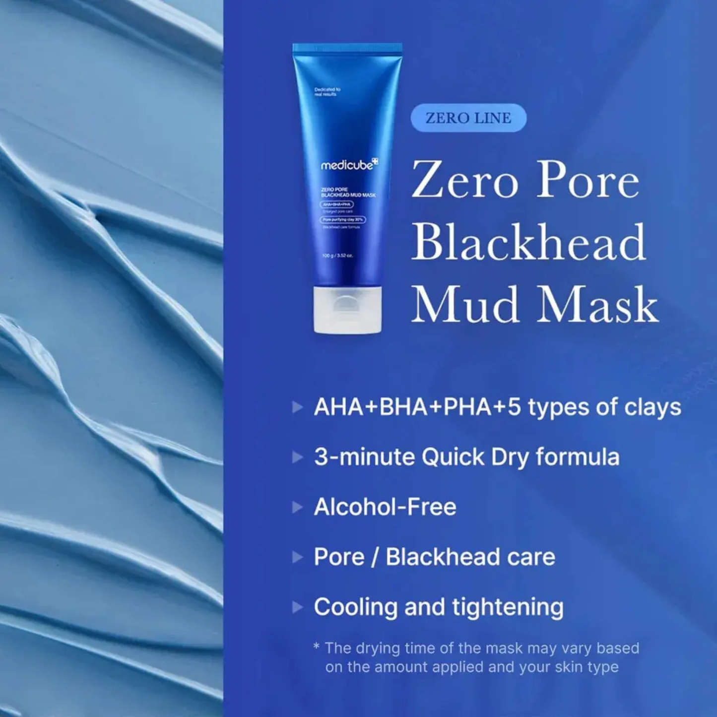 Zero Pore Blackhead Mud Mask – Mascarilla Puntos Negros 100 gr