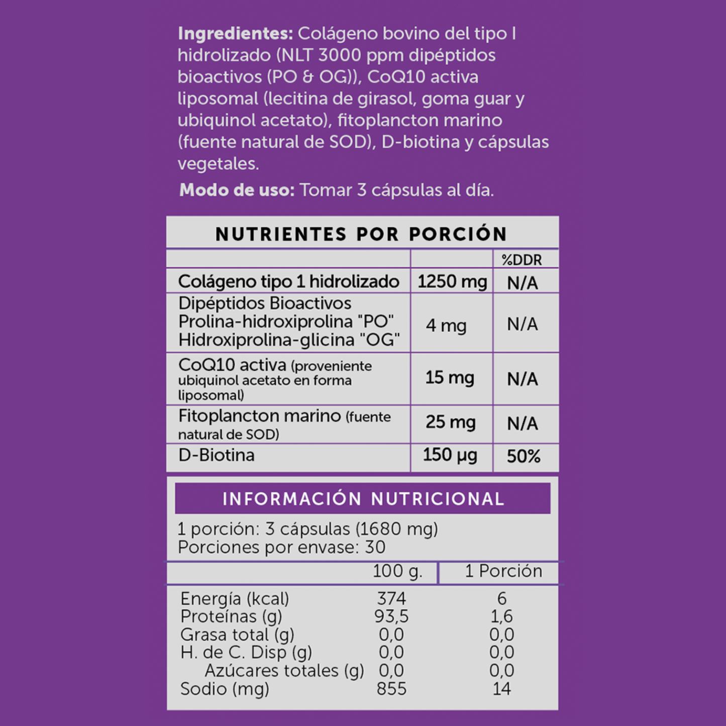 Collagen Pro 90 cápsulas