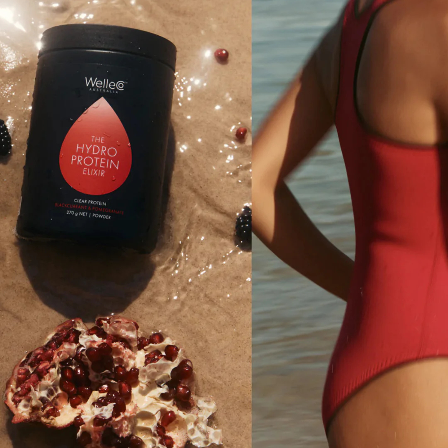 The HydroProtein Elixir - Blackcurrant & Pomegranate 270 gr