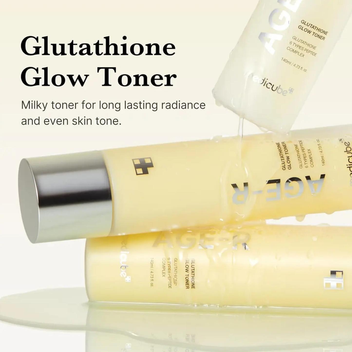AGE-R Glutathione Glow Toner – 140ml