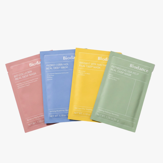 Biodance Pack 4 Mascarillas HydroGel (Colageno, Hidratante, Radiante, Refrescante)