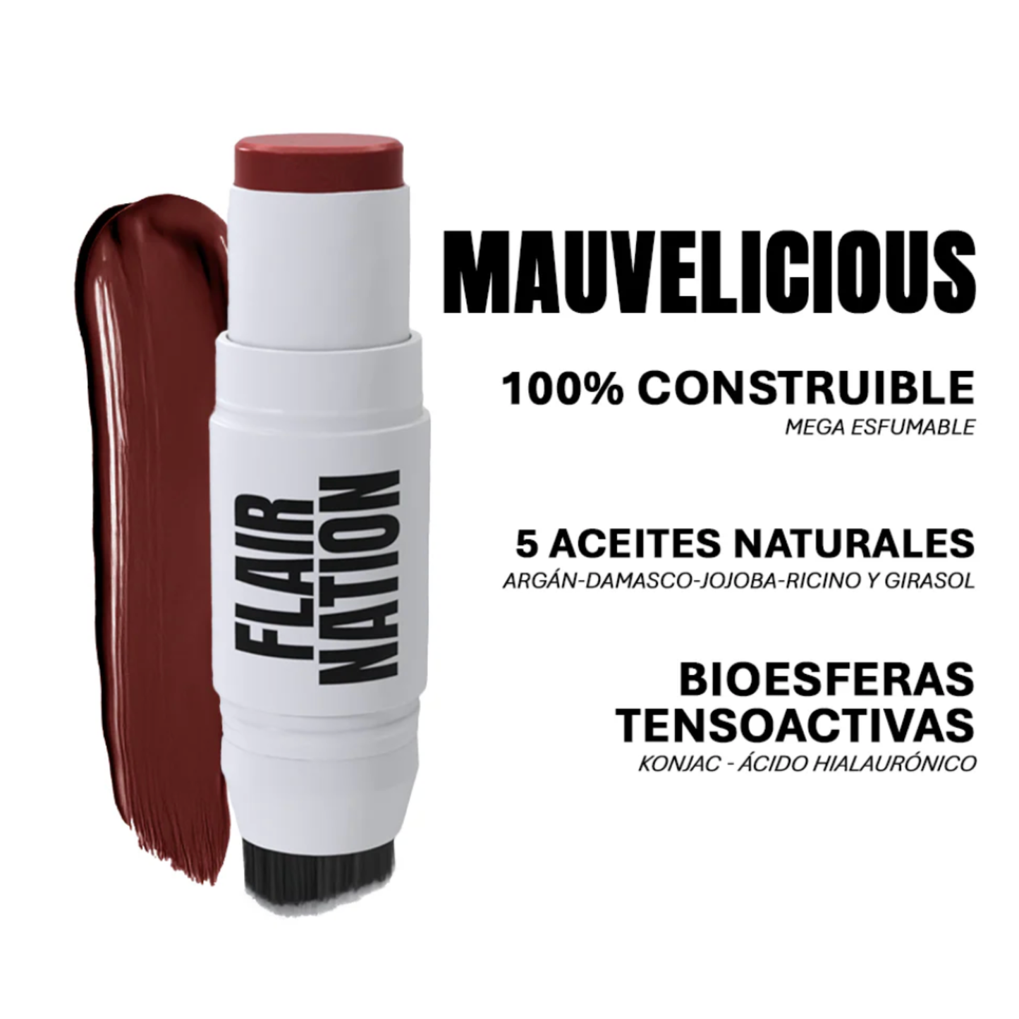 Flair Nation All Over Essential Color Stick - Eye, Cheek & Lip | Mauvelicious 7,6 gr