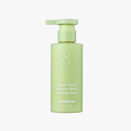 Limpiador facial hidratante green tea & enzyme milky foam 140 ml