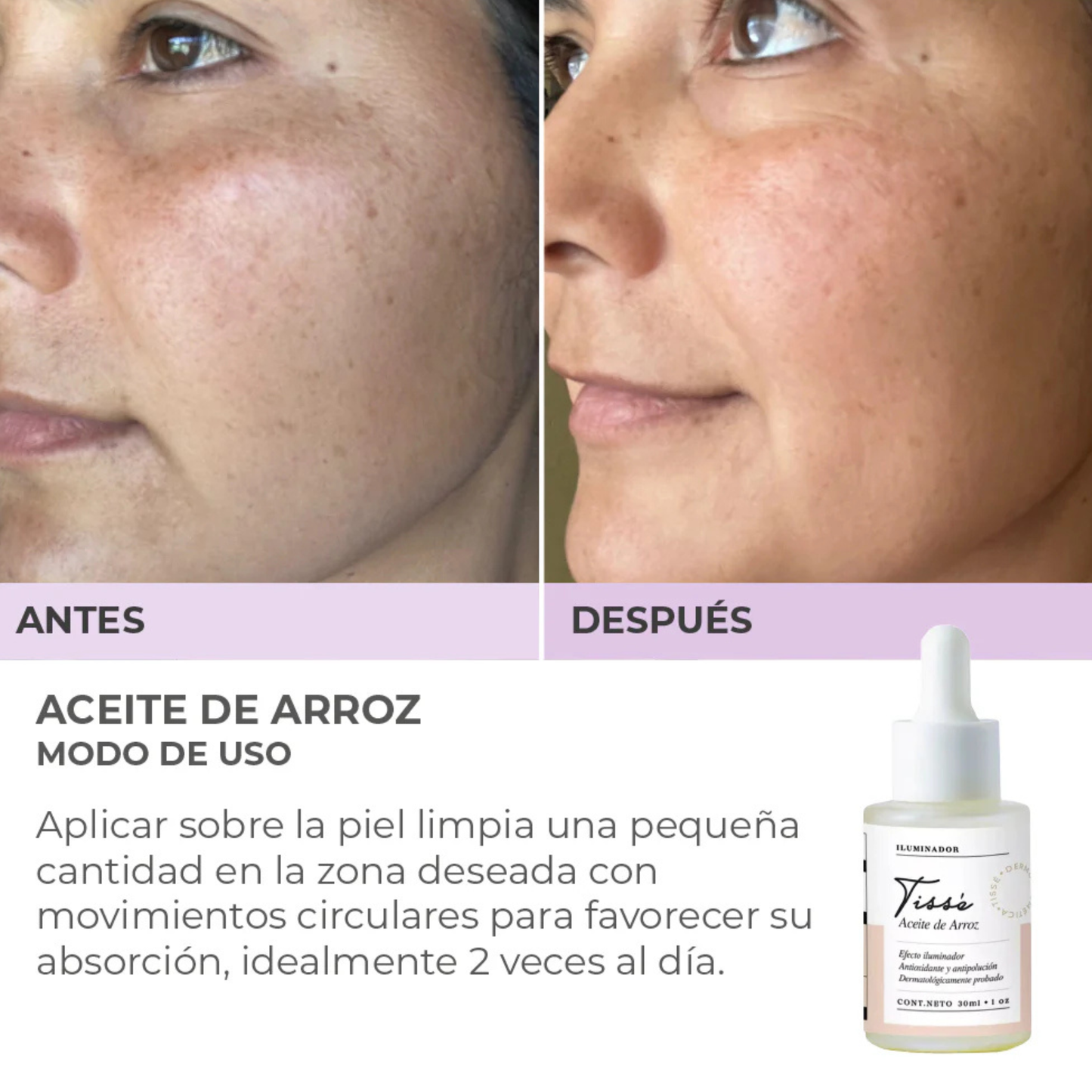 Aceite de arroz 30 ml