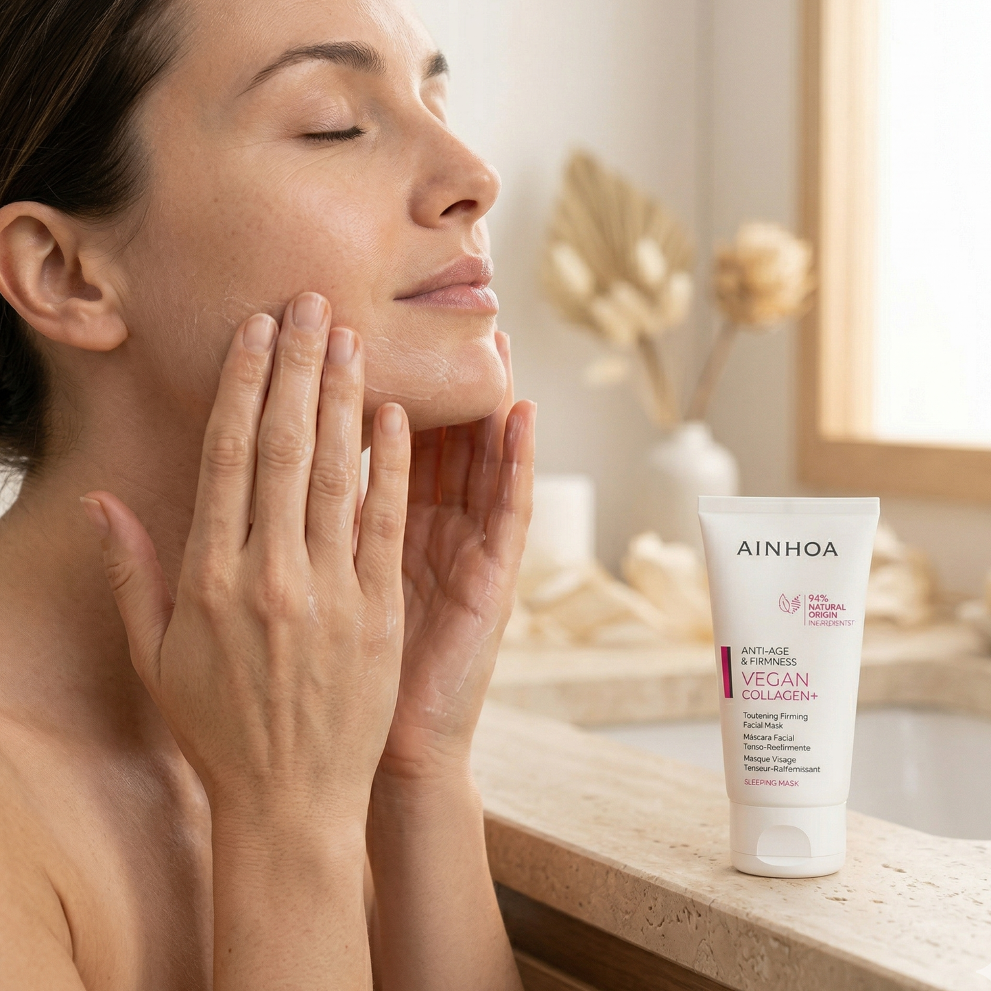 Máscara Facial Tenso Reafirmante - SLEEPING MASK (Colageno Vegano) 50 ml