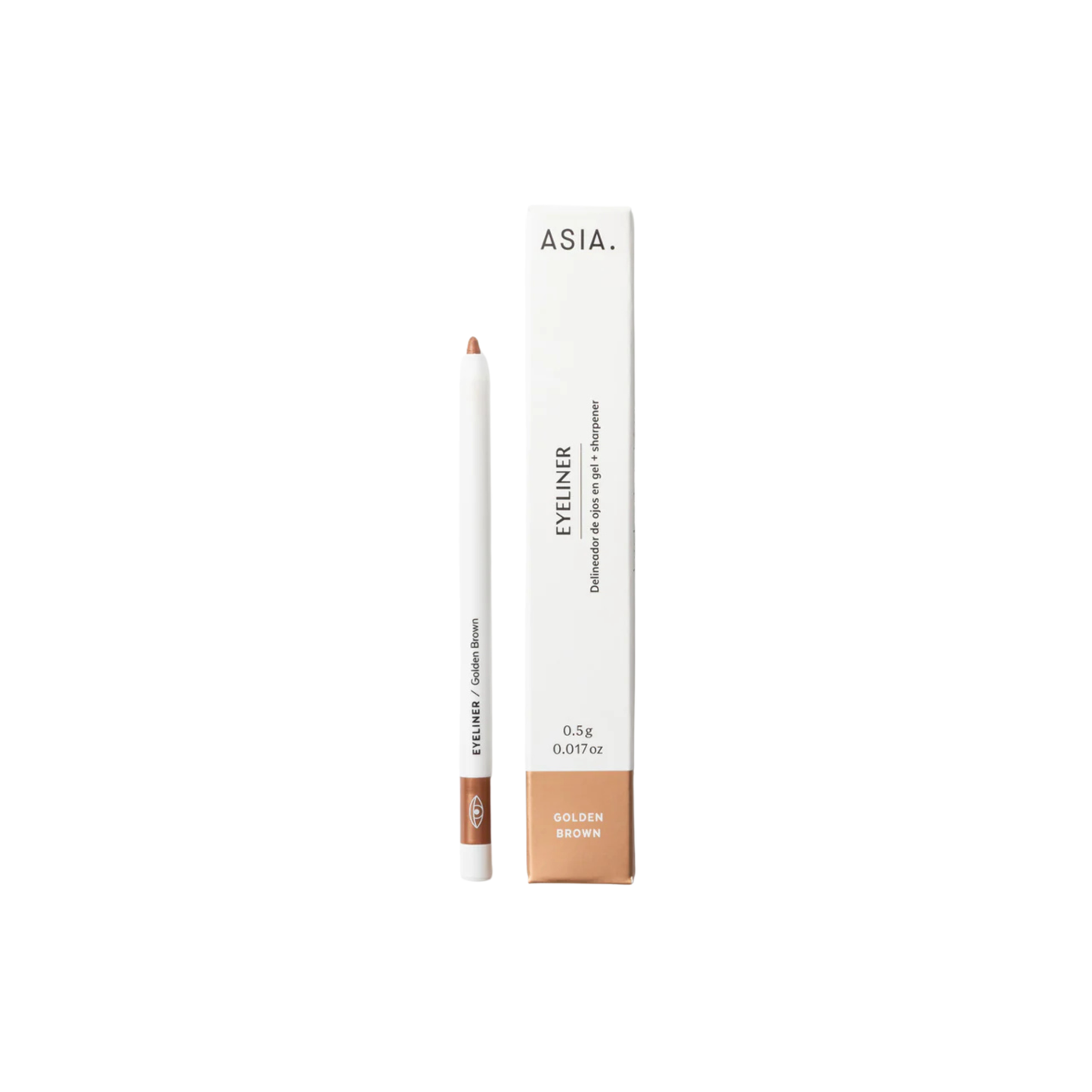 Eyeliner Golden Brown — delineador de ojos marrón dorado