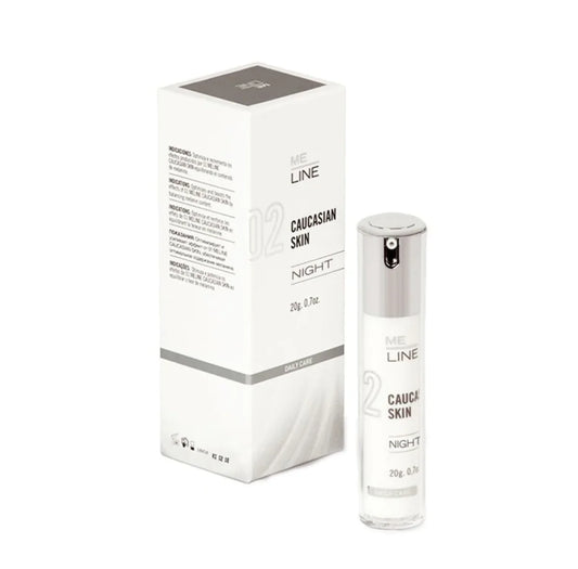 Me Line Caucasian Night - Tratamiento despigmentante de noche para piel clara y antienvejecimiento con retinal