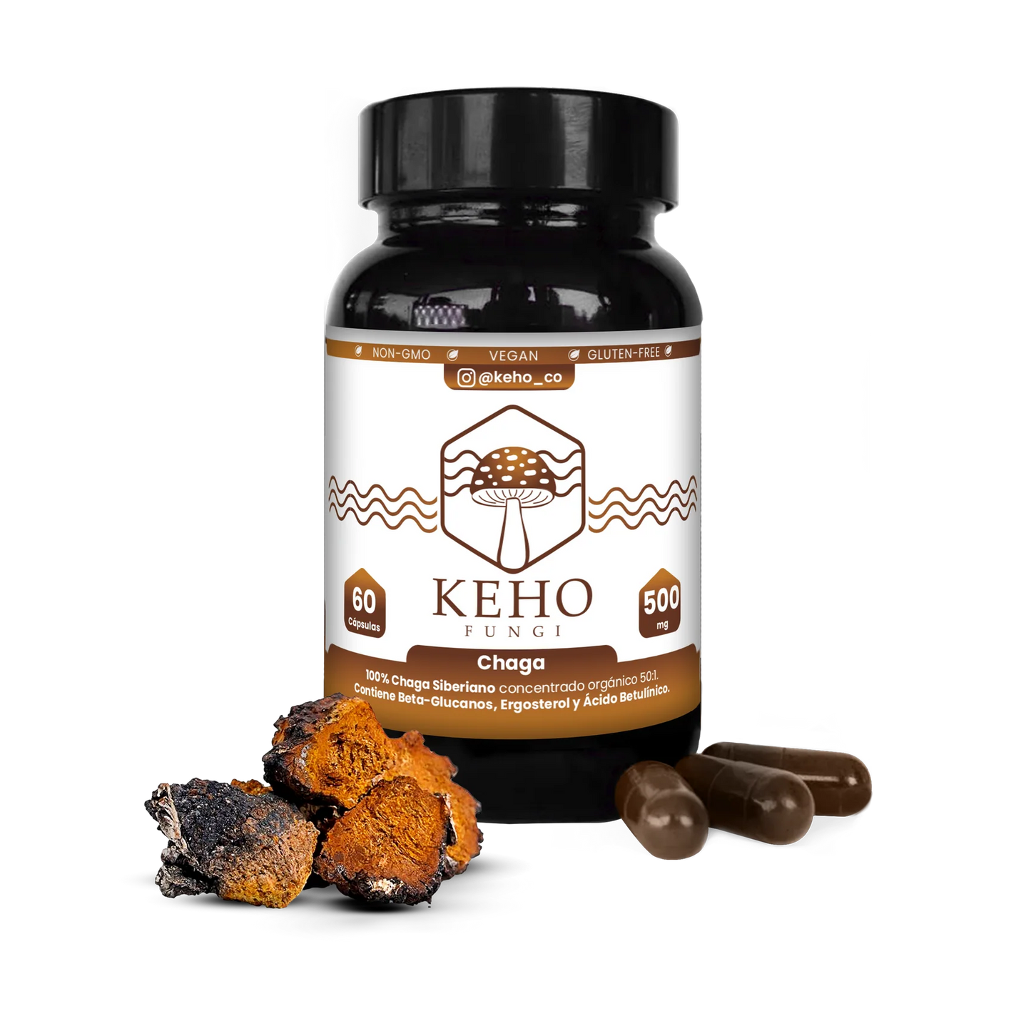 Chaga Concentrado de Capsulas
