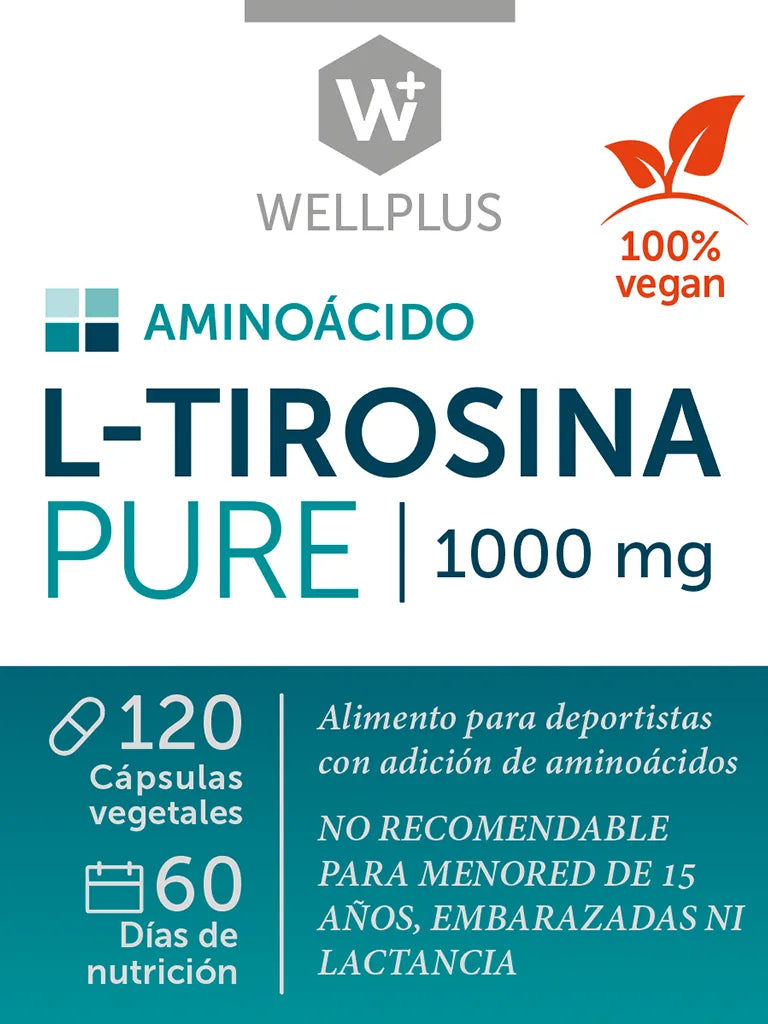 L-Tirosina Pure 120 cápsulas