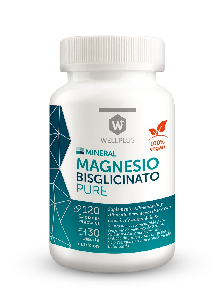 Magnesio Bisglicinato Pure 120 cápsulas