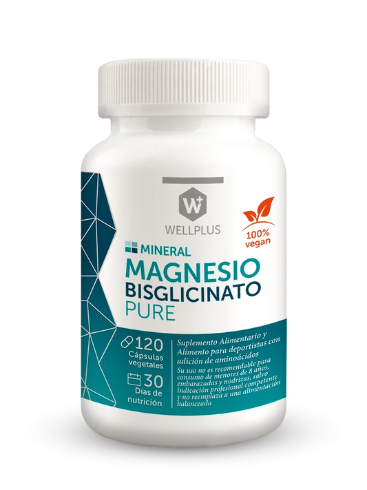 Magnesio Bisglicinato Pure 120 cápsulas