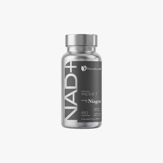 Nad + Formula Reset Suplemento Niagen 100 MG + Vitamina C 500 MG