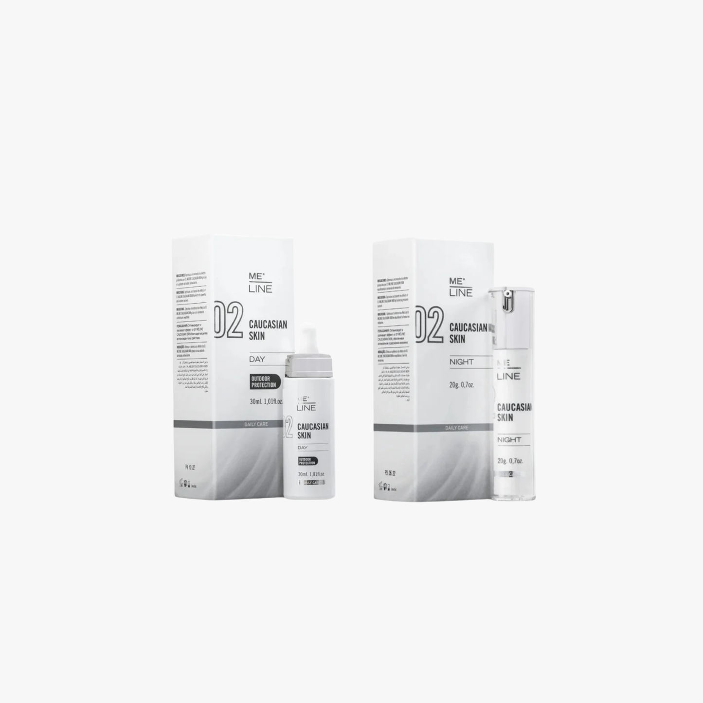 Pack Caucasian Skin Day and Night