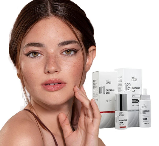 Tratamiento Despigmentante MELINE 3 sesiones Peeling + Crema de Día y Noche